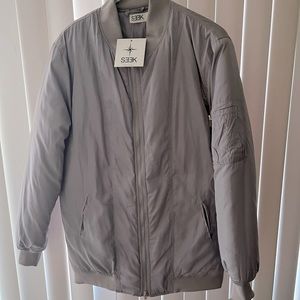 Seek the Label gray  bomber Jacket bought from a major department store